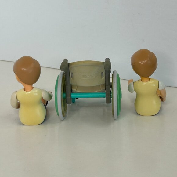 Little Tikes Place Miniatures Wheelchair and Two Friend Figures Set 1993 USA - Picture 2 of 16